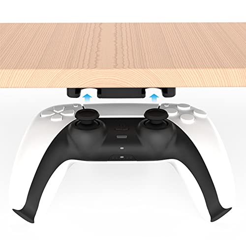 CKXIN Controller Table Stand for PS5 PS4 Controller Playstation 5 Playstation 4 Under Desk Mount Controller Holder Table Organizer and Desk Management (1-Pack), Black