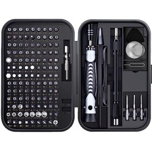 precision screwdriver set 130in1: easytime small screwdriver kit- mini screwdriver repair tool kit for pc electronics computer laptop iphone mac ps5 game console eyeglass toys diy
