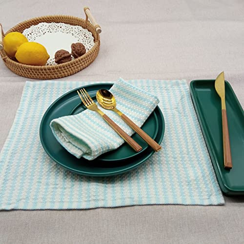 JEFFSUN Bamboo Dish Cloths for Washing Dishes, Reusable Cleaning Cloths Multi Used Waffle Wash Cloths for Housework, Super Absorbent Dish Towels for Kitchen -10X13 Inches