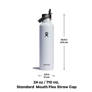 Hydro Flask 24 oz Standard Mouth Flex Straw Cap Pacific