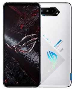 asus rog phone 5s zs676ks 5g dual 128gb 12gb ram factory unlocked (gsm only | no cdma - not compatible with verizon/sprint) tencent version – white