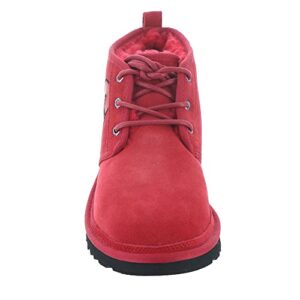 UGG Men's Neumel Graphic Outline Chukka Boot, Samba RED/Black Suede, 9