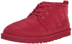 ugg men's neumel lta chukka boot, samba red, 9