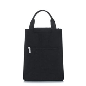 Lunch Bag for Men&Women Insulated Lunch Box for Work Large Waterproof Lunch Tote Bag Reusable Adult Lunch Bags(Black)