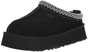 ugg women's tazz slipper, black, 9