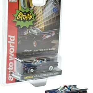 Auto World x Premium Hobbies Blue Comic Book 1966 Batman Batmobile HO Scale Slot Car CP7811