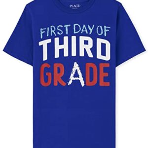 The Children's Place Boys School Graphic T-Shirt, First Day of Third Grade, Medium