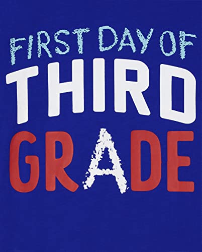 The Children's Place Boys School Graphic T-Shirt, First Day of Third Grade, Medium