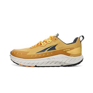 ALTRA Men's AL0A7R6N Outroad Trail Running Shoe, Gray/Yellow - 11 M US