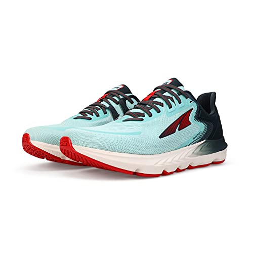 ALTRA Men's AL0A5475 Provision 6 Road Running Shoe, Black/Light Blue - 12 M US