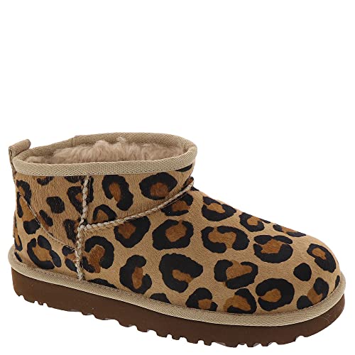 UGG Women's Classic Ultra Mini Spotty Boots, Natural, 5