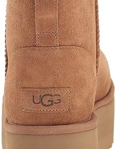 UGG Women's Classic Mini Platform Boots, Chestnut, 9