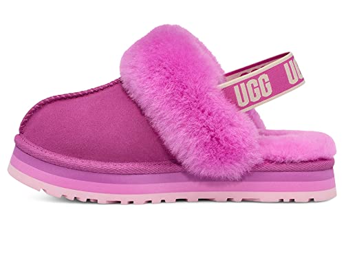 UGG Girls K FUNKETTE Slipper, Purple Ruby, 5 Big Kid