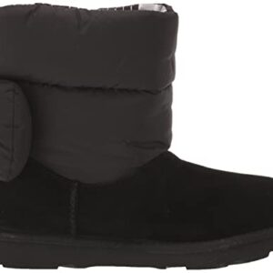 UGG Girls K Bailey Bow Maxi Fashion Boot, Black, 7 Toddler