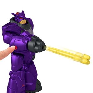 Imaginext and Disney Buzz Lightyear - Battle Blast Zurg Space Robot Action Figure for pre-Schoolers, 3 Years and up includes Toy
