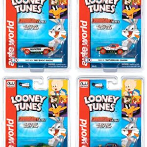 Auto World Thunderjet R33 Looney Tunes Speedy Gonzales - 1971 Chevy Corvette HO Scale Slot Car