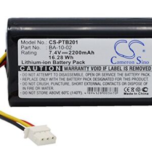 CXYZ 2200mAh Battery Replacement for Citizen BA-10-02 CMP-10 Mobile Thermal Printer