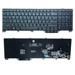 sierra blackmon laptop replacement keyboard compatible for alienware dell alienware area-51m r1 r2 a51m perkey rgb backlit keyboard series black us layout