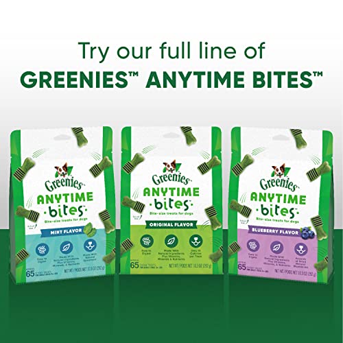 Greenies Anytime Bites Dog Treats, Mint Flavor, 24 oz. Bag