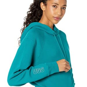 UGG Women's Mallory Cropped Hoodie, Flood, Large