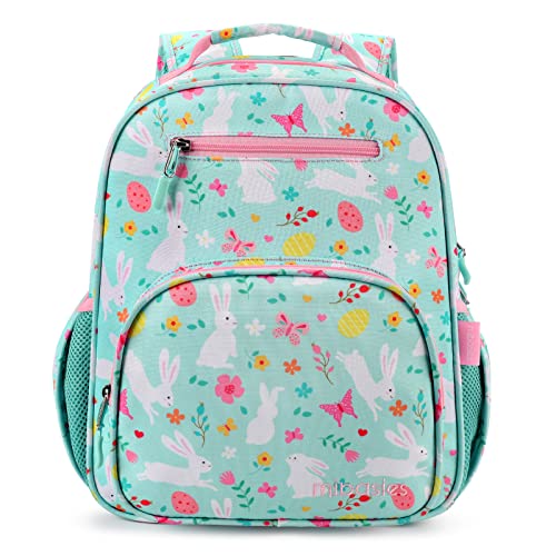 mibasies Girls Backpack for Elementary School, Backpack for Girls 5-8, Lightweight Kids Backpacks for Girls(Rabbit)