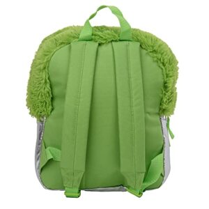 Sesame Street Plush Oscar The Grouch Backpack for Toddlers, Boys, and Girls - for School or Travel - Small 12 Inch Size