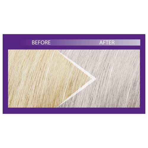 Il Salone Milano Plex Rebuilder - Yellow Remover Hair Dye Kit for Blonde, Grey, White, Natural or Colored Hair - Neutralizes Brassy Tones - Professional Salon - Paraffin, Paraben, Ethyl Alcohol Free