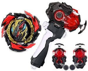 combatgyro b-184 launcher lr bay blades toy db b-191 dangerous belial all might-2 dynamite battle starter set grip metal fusion bey battling tops burst gaming toy gift for boys age 4-7 8-12+