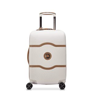 delsey paris chatelet hardside 2.0 luggage with spinner wheels, angora, carry-on 19 inch