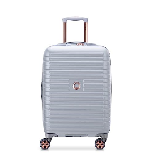 DELSEY Paris Cruise 3.0 Hardside Expandable Luggage with Spinner Wheels, Platinum, Carry on 21 Inch