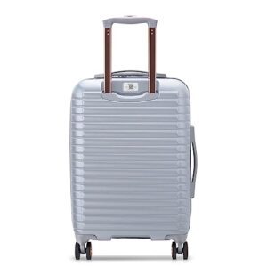 DELSEY Paris Cruise 3.0 Hardside Expandable Luggage with Spinner Wheels, Platinum, Carry on 21 Inch