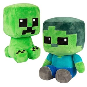 Zoarium Plush Animal Doll (2PCS), Soft Hug Pillow Zombie Toys, for Video Game Fans