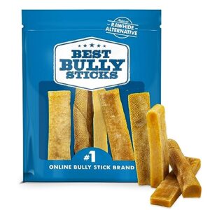 best bully sticks all-natural usa baked & packed himalayan yak cheese for dogs - vegetarian & lactose free - fully digestible, long-lasting chews - large chews from 4 pack