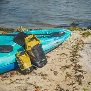 Pelican - ExoDry 30L Large Drybag - Black - Waterproof - Backpack-Type Shoulder Straps - Thick & Lightweight - Roll Top Compression - Keeps Gear Dry for Kayaking, Rafting, Fishing