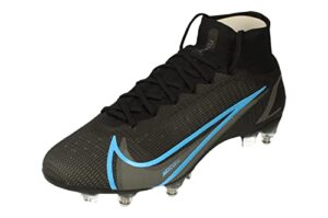 nike superfly 8 elite sg-pro ac mens football boots cv0960 soccer cleats (uk 6.5 us 7.5 eu 40.5, black iron grey 004)