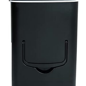 Frigidaire EFMIS175-BLACK Portable Mini Fridge-Retro Extra Large 9-Can Travel Compact Refrigerator, Black, 6 Liters