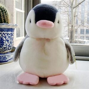 wenini penguin plush toy, penguin soft plush toy voice stuffed animated animal doll gift