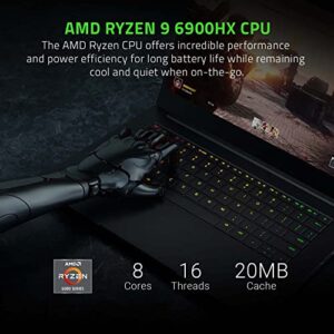 Razer Blade 14 Gaming Laptop: AMD Ryzen 9 6900HX CPU - NVIDIA GeForce RTX 3080 Ti - 14" QHD 165Hz - 16GB DDR5 RAM - 1TB PCIe SSD - Windows 11 - Ultra-Thin - CNC Aluminum - Chroma RGB