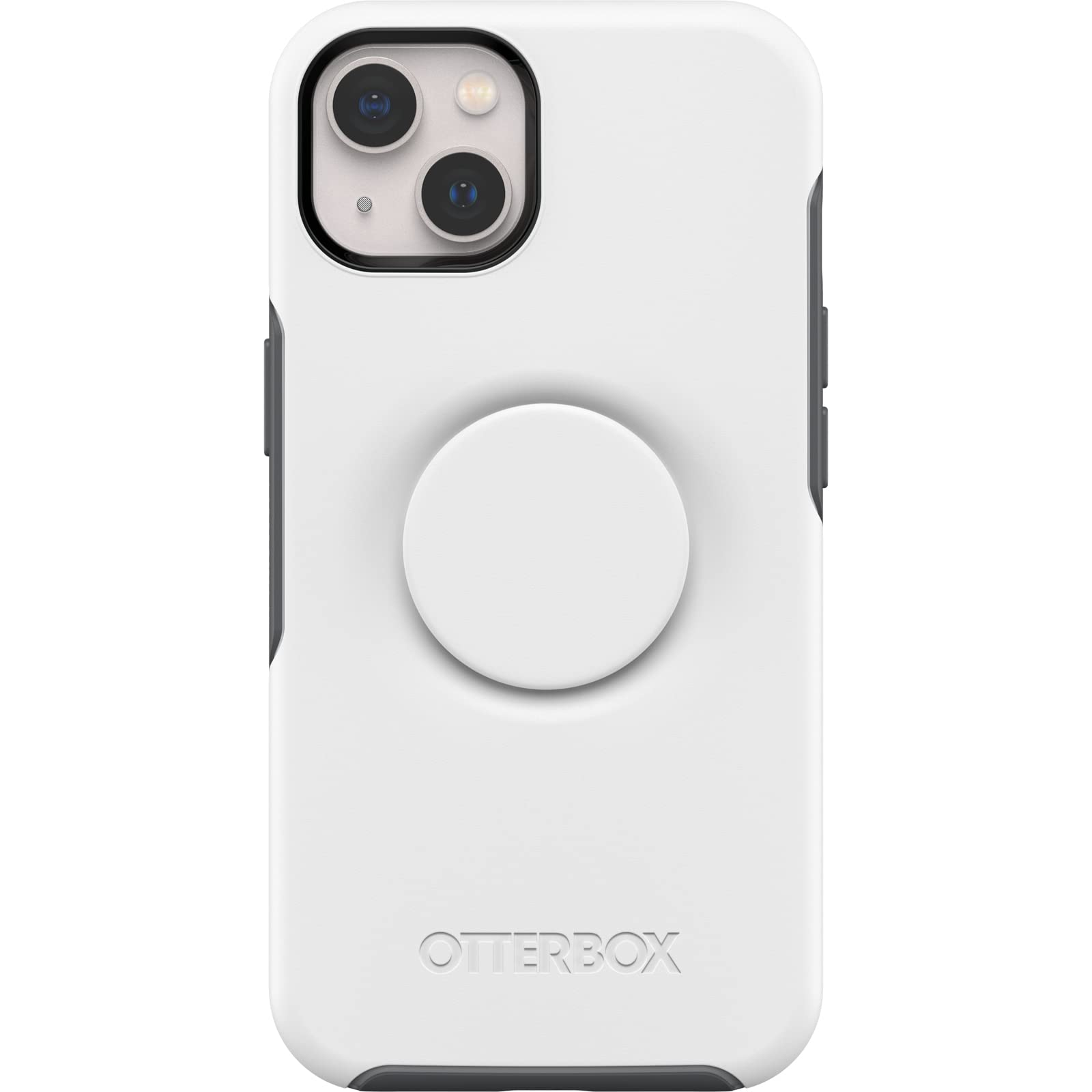OtterBox Otter + POP Symmetry Series Case for iPhone 13 - Polar Vortex (White)