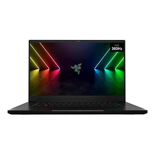 Razer Blade 15 Gaming Laptop: NVIDIA GeForce RTX 3070 Ti - 12th Gen Intel 14-Core i7 CPU - 15.6” FHD 360Hz - 16GB DDR5 RAM - 1TB PCIe SSD - Windows 11 - CNC Aluminum - Chroma RGB - Thunderbolt 4