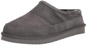 koolaburra by ugg men's graisen camo slipper, stone grey, 11