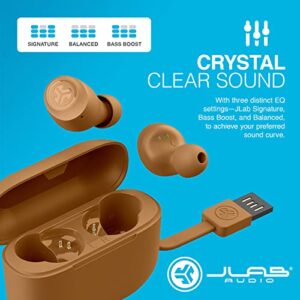 JLab Go Air Tones - True Wireless Earbuds Designed with Auto On and Connect, Touch Controls, 32+ Hours Bluetooth Playtime, EQ3 Sound, and Dual Connect (7572 W)