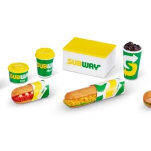 5 Surprise Foodie Mini Brands (2 Pack) by ZURU, Mystery Capsule Real Miniature Brands Collectibles, Fast Food Toys and Shopping Accessories