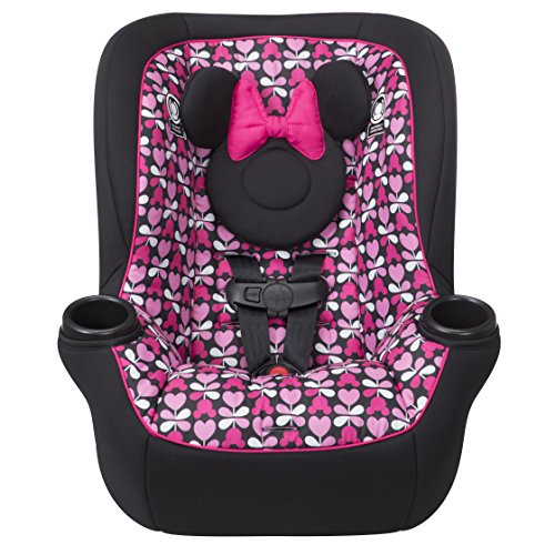 Disney Baby Onlook 2-in-1 Convertible Car Seat, Rear-Facing 5-40 pounds and Forward-Facing 22-40 pounds and up to 43 inches, Minnie Sweetheart