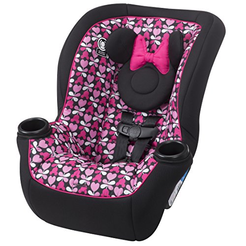 Disney Baby Onlook 2-in-1 Convertible Car Seat, Rear-Facing 5-40 pounds and Forward-Facing 22-40 pounds and up to 43 inches, Minnie Sweetheart