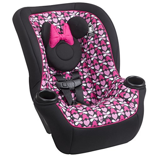 Disney Baby Onlook 2-in-1 Convertible Car Seat, Rear-Facing 5-40 pounds and Forward-Facing 22-40 pounds and up to 43 inches, Minnie Sweetheart