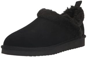 koolaburra by ugg women's advay slip-on fashion boot, black, 8