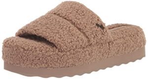 koolaburra by ugg women's peachee slide slipper, amphora, 8