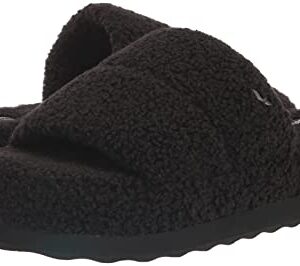 Koolaburra by UGG Women's PEACHEE Slide Slipper, Black, 8