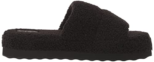 Koolaburra by UGG Women's PEACHEE Slide Slipper, Black, 8